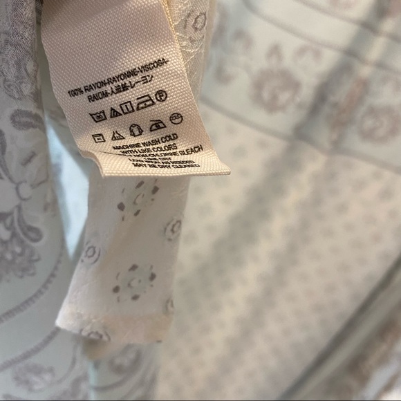 Free People Changing Times Print Tunic in White/Blue - Picture 9 of 10